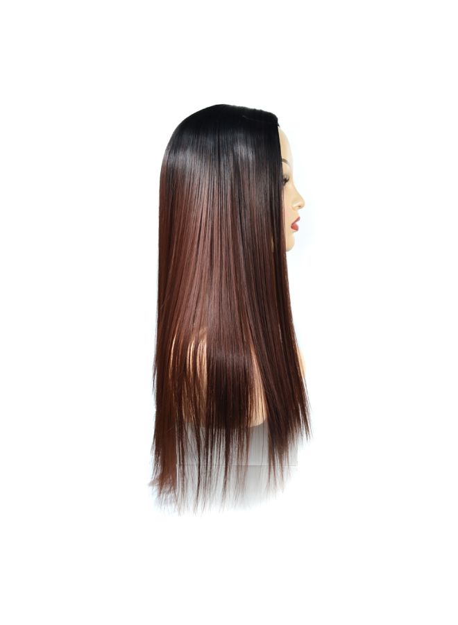 Voberry Cosplay Party Long Straight Hair Wig Multicolour 20x5x5cm - Image 2