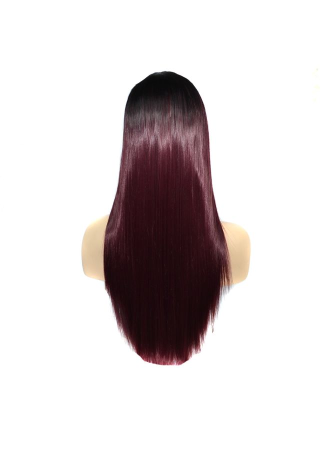 Voberry Cosplay Party Long Straight Hair Wig Multicolour 20x5x5cm - Image 5