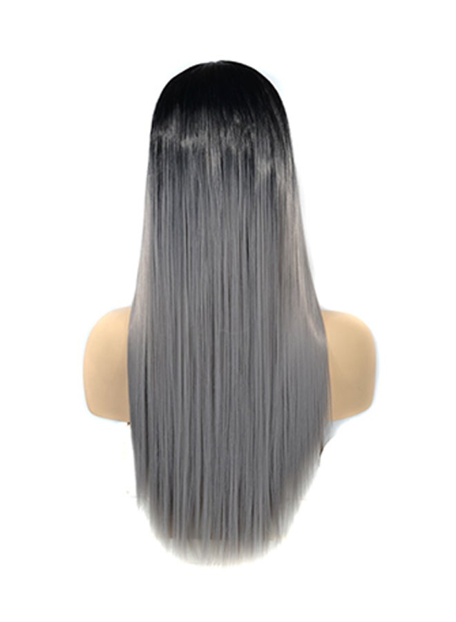 Voberry Cosplay Party Long Straight Hair Wig Multicolour 20x5x5cm - Image 1