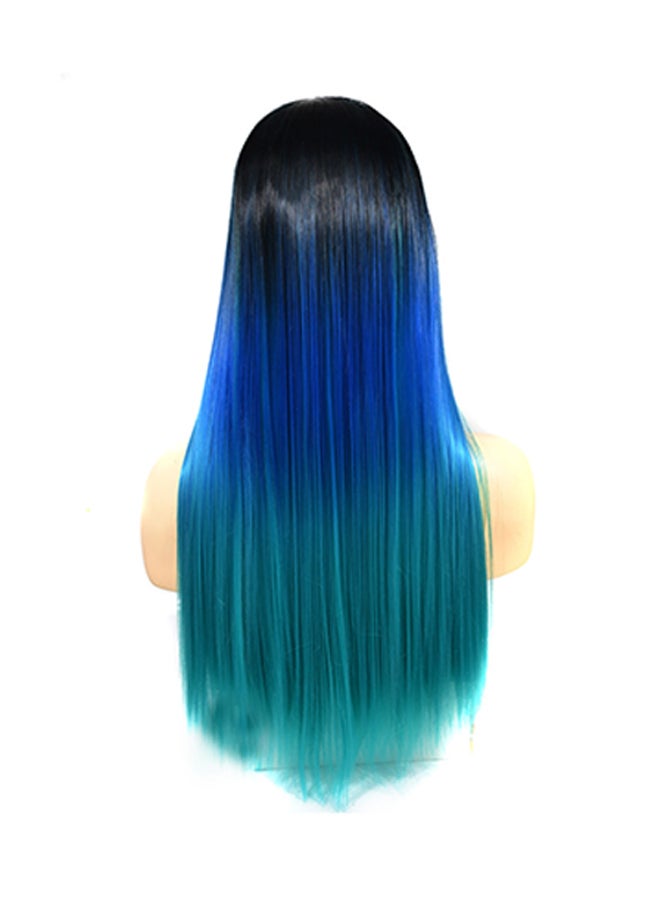 Voberry Cosplay Party Long Straight Hair Wig Multicolour 20x5x5cm - Image 1