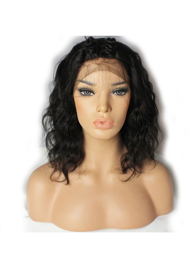 Voberry Brazilian Less Lace Front Full Wig Black 18x15x3cm - Image 3