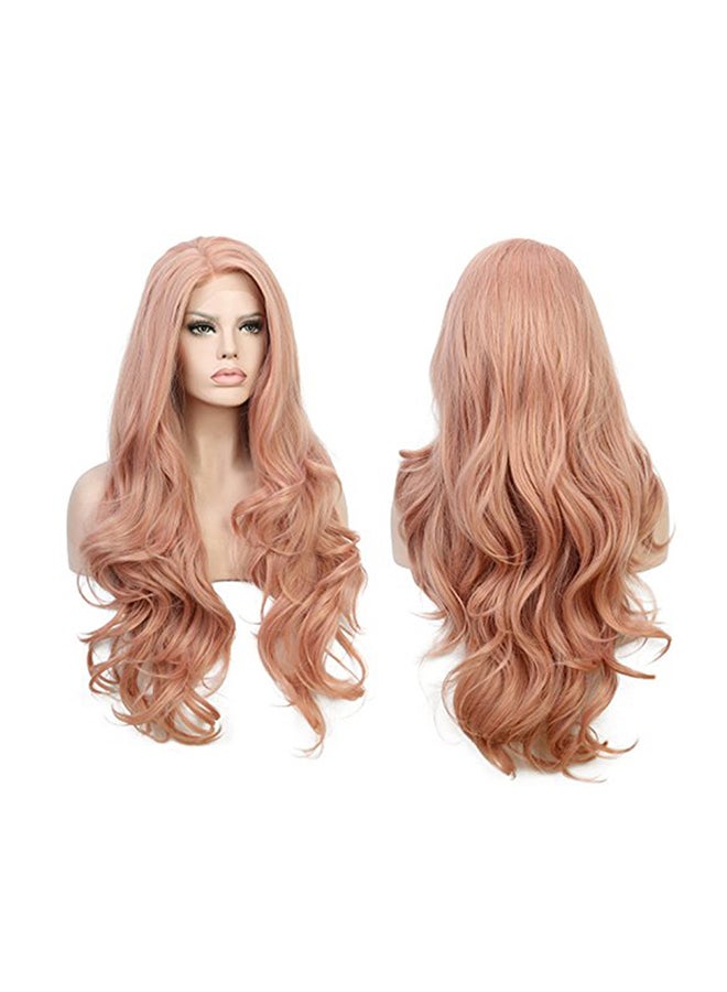 فوبيري شعر مستعار طويل ومموج ومجعد ومصنوع من الألياف الصناعية روز 22x15x3Ø³Ù†ØªÙŠÙ…ØªØ± - Image 1