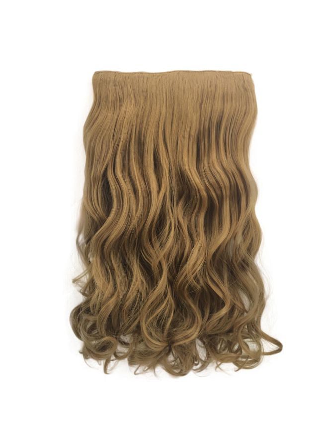 فوبيري شعر مستعار بنمط بكرات مموجة من 5 مشابك مكون من قطعة واحدة بلوند 18x15x3سم - Image 3