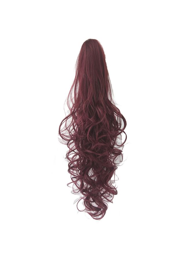 Voberry Claw Clip Long Curls Wavy Ponytail Wig Multicolour 20x18x3cm - Image 2