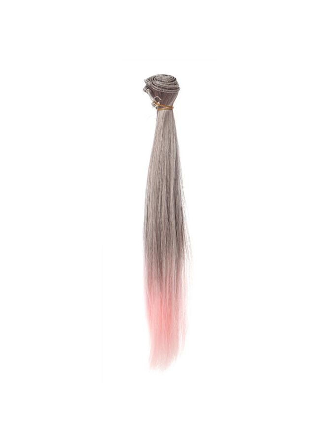 Voberry Fashion Straight Hair Wig Multicolour 12x4x3cm - Image 3