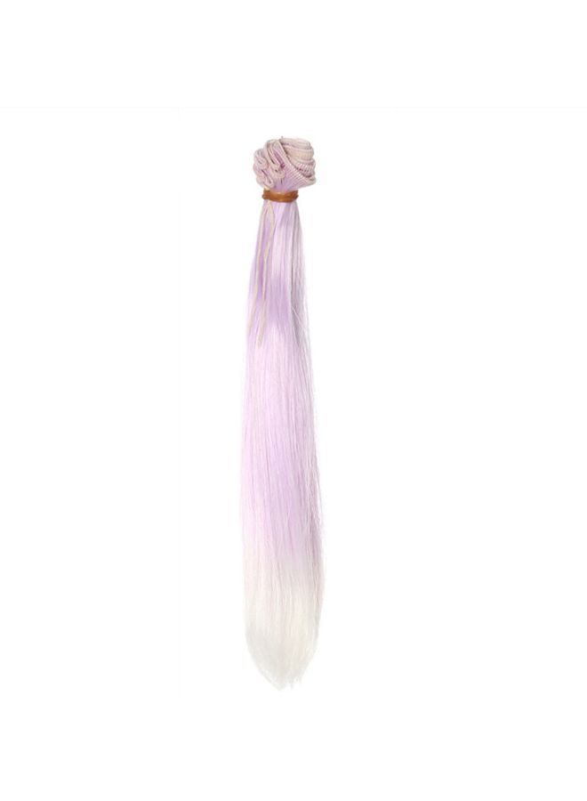 Voberry Fashion Straight Hair Wig Multicolour 12x4x3cm - Image 2