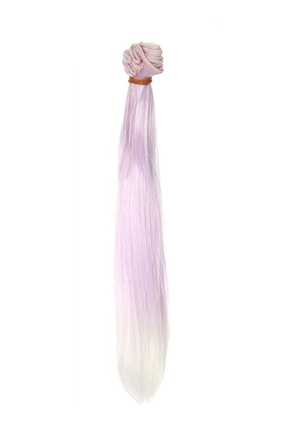 Voberry Fashion Straight Hair Wig Multicolour 12x4x3cm - Image 1