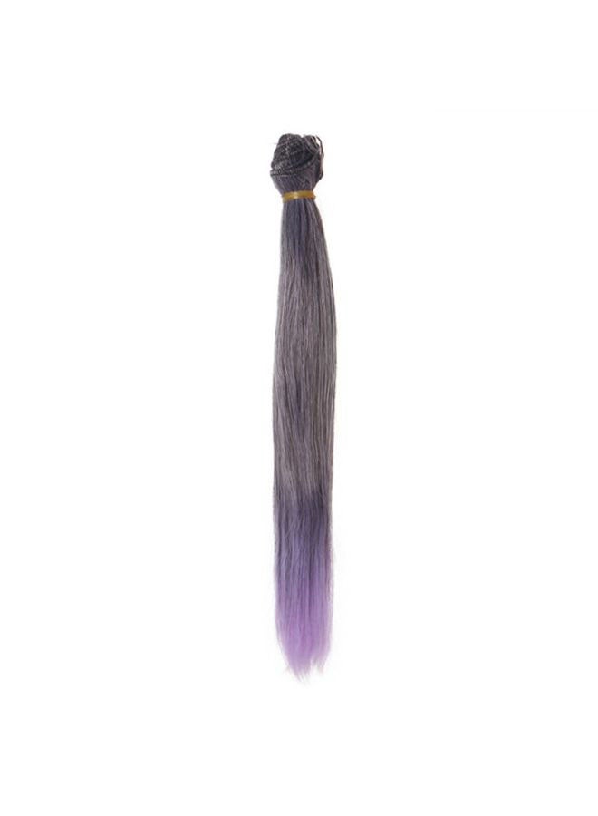 Voberry Fashion Straight Hair Wig Multicolour 12x4x3cm - Image 3