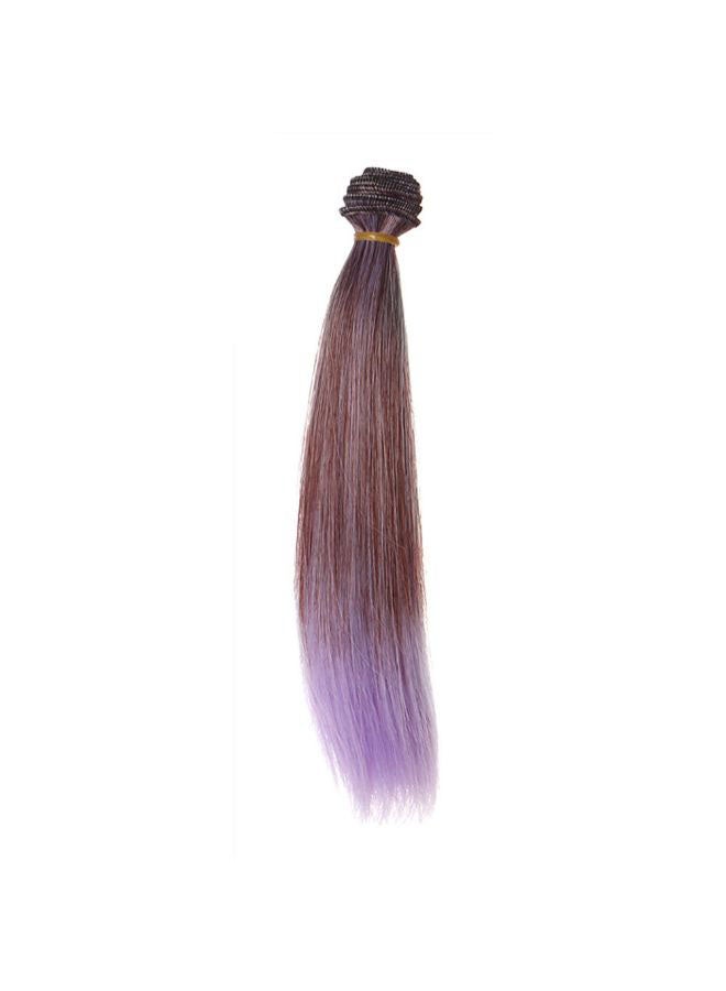 Voberry Fashion Straight Hair Wig Multicolour 12x4x3cm - Image 3