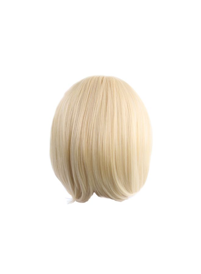 Voberry BOBO Head Short Hair Cosplay Wig Blonde 8x8x8cm - Image 2