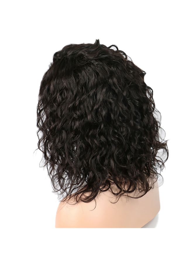 Voberry Brazilian Less Lace Front Full Wig Black 20x18x2cm - Image 3