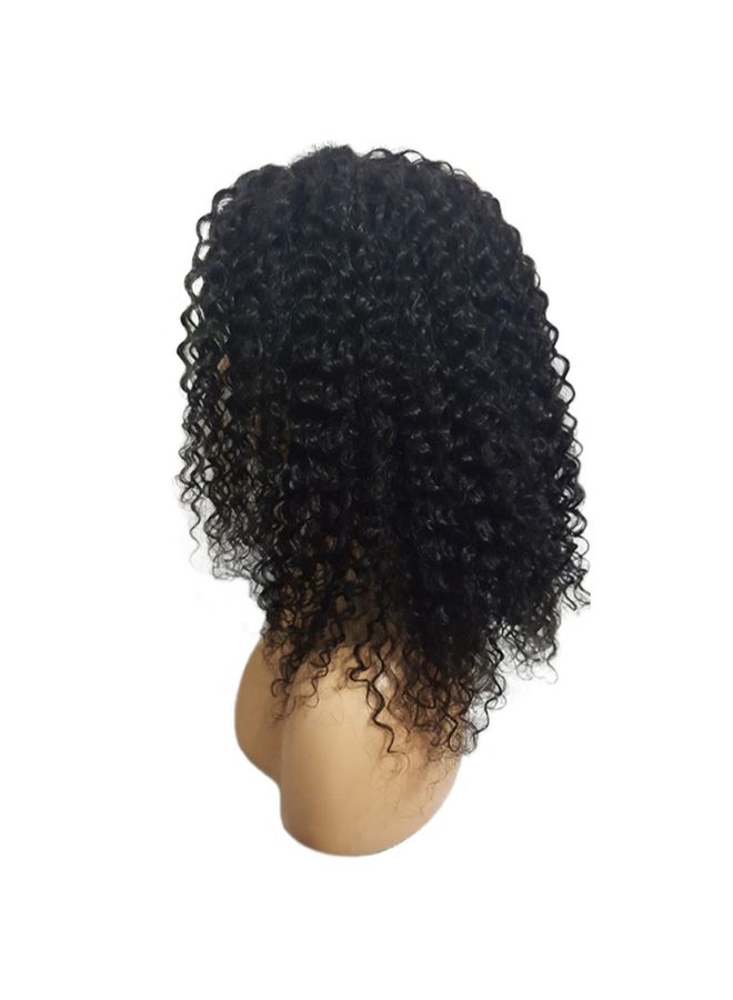 Voberry Brazilian Less Lace Front Full Wig Black 22x18x2cm - Image 3