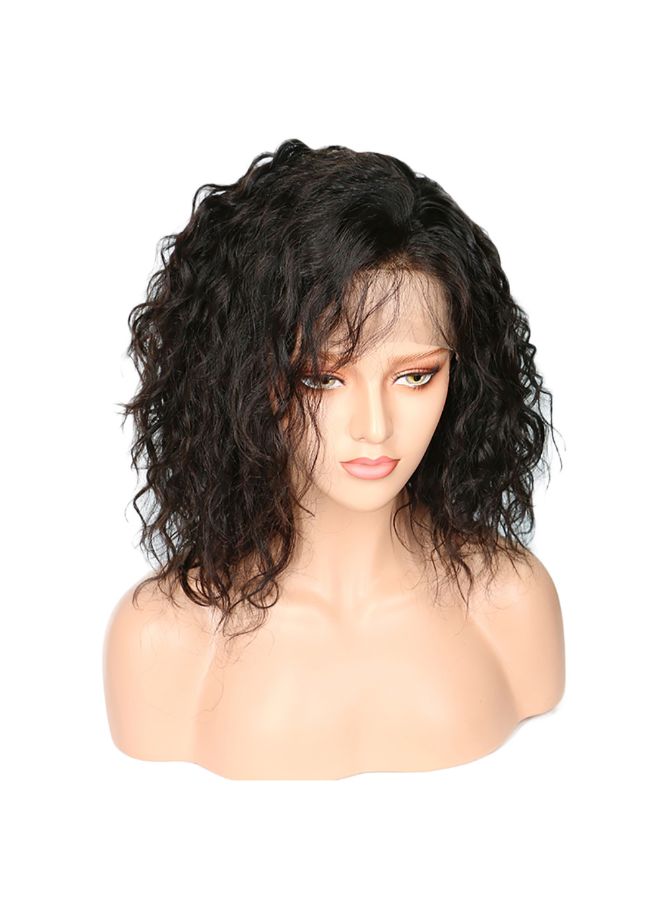 Voberry Brazilian Less Lace Front Full Wig Black 20x18x2cm - Image 2
