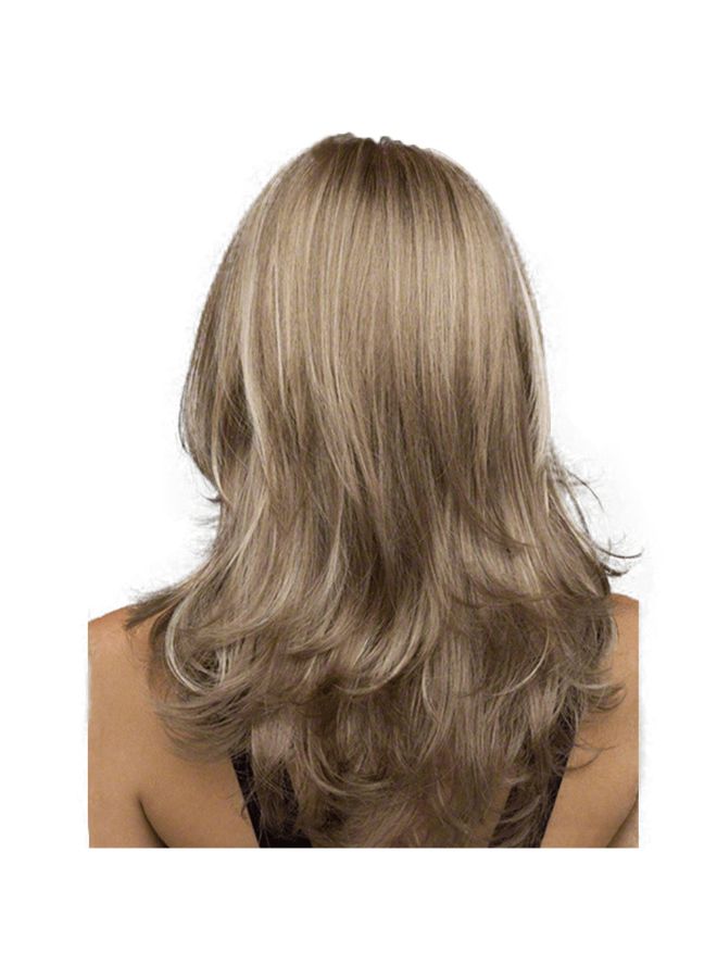 Synthetic Heat Resistant Wave Lace Front Wig Blonde 10cm