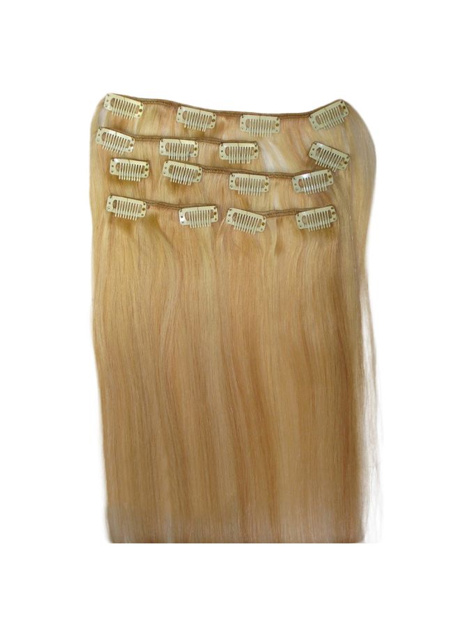 فوبيري شعر مستعار طبيعي ريمي بمشبك بلوند 10x10x2سم - Image 3