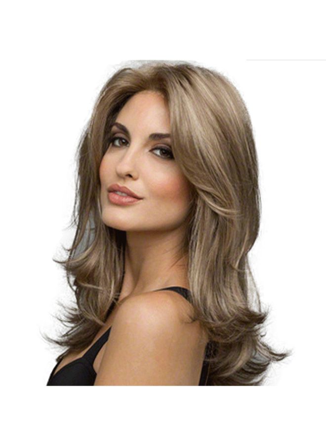 Synthetic Heat Resistant Wave Lace Front Wig Blonde 10cm