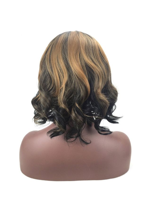 Voberry Full End Short Bob Wig Brown 15x5x15cm - Image 5
