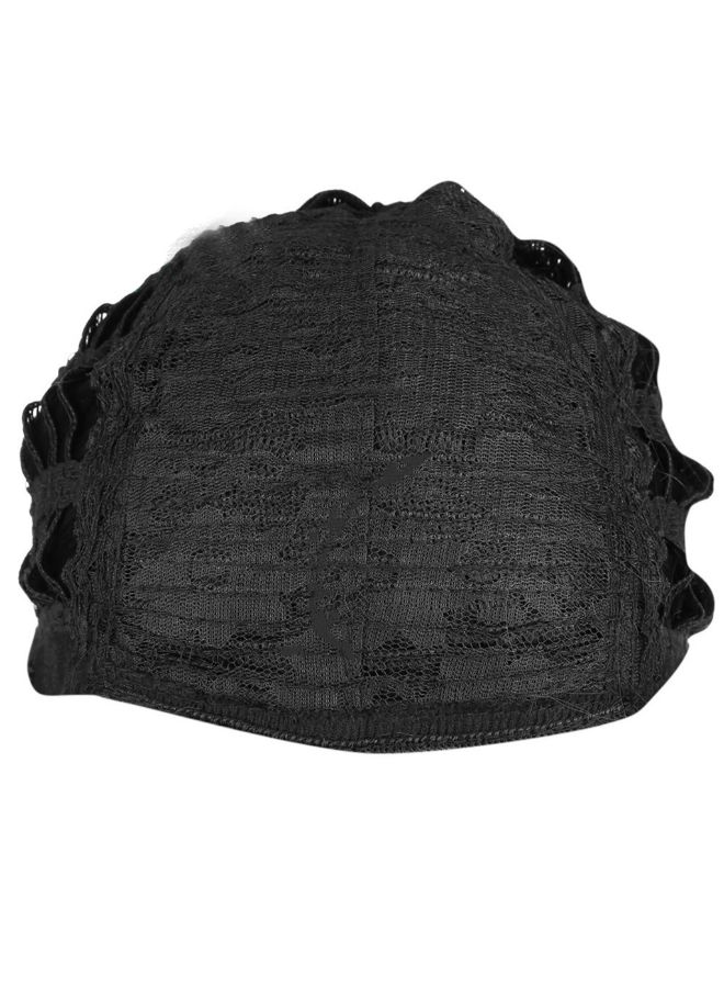 Voberry Full End Short Bob Wig Brown 15x5x15cm - Image 2