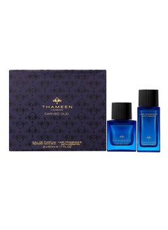 Thameen 2 Piece Carved Oud Gift Set (1XEDP 50 ml, 1XHair Mist 50 ml) 