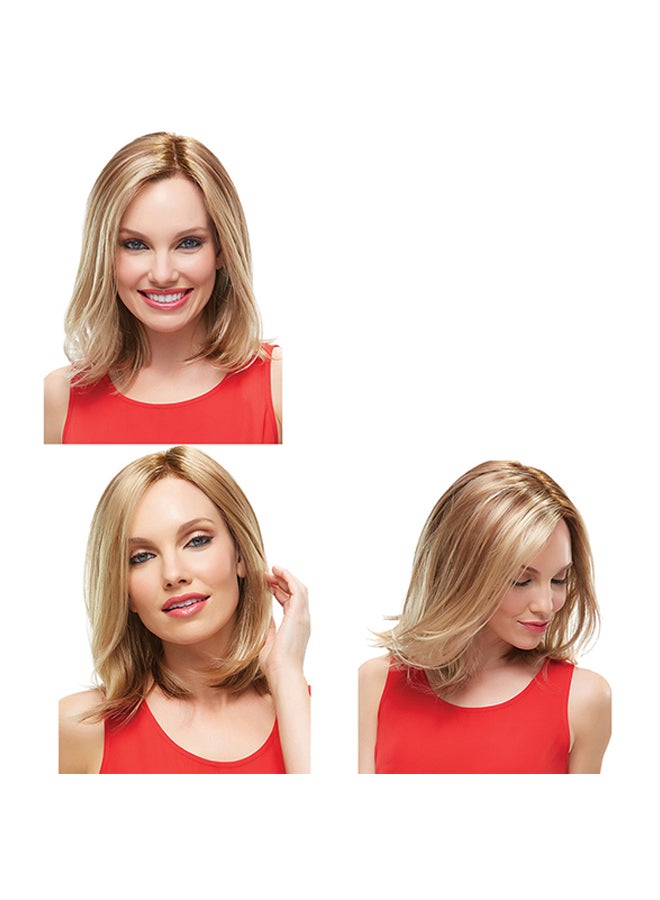 Voberry Synthetic Gradient Party Long Curly Wig Blonde 15x5x15cm - Image 1