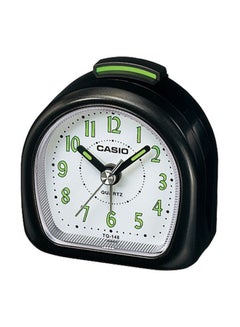 CASIO Analog Alarm Desk Clock Black/Green/White  - Image 1