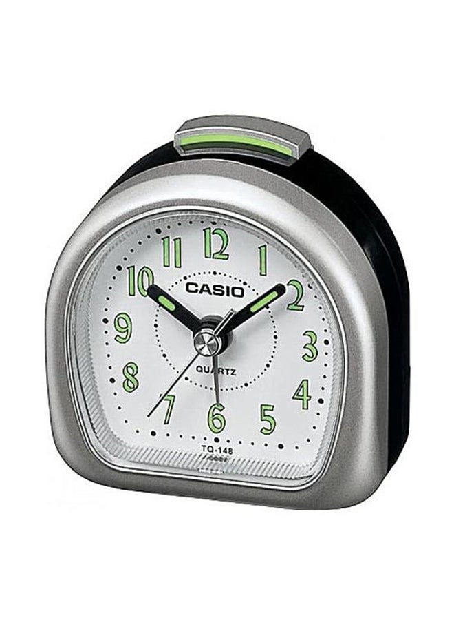 CASIO - Table Analog Alarm Clock Black/Grey 6.1cm - Image 1