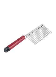 Vegetable Wavy Edged Cutter Silvery 20 x 6cm