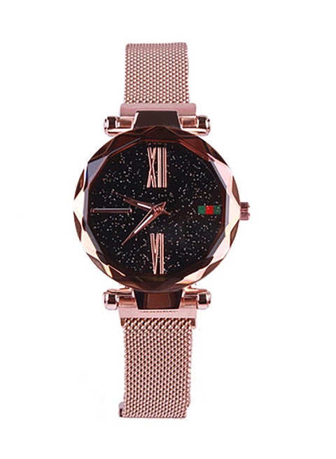 Women's Star Magnet Network With Quartz Watch