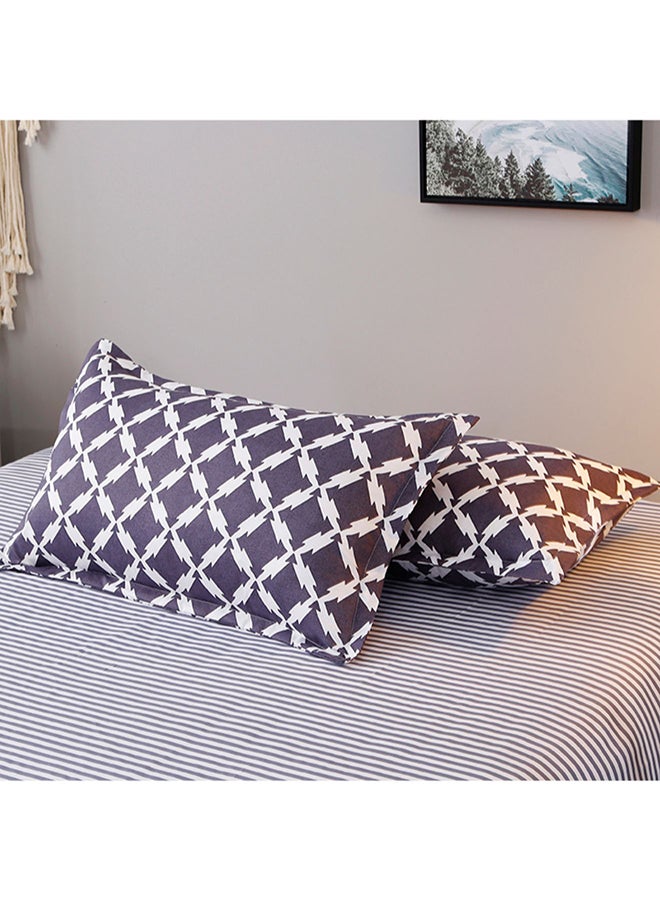 بيوينتي طقم شرشف سرير مكون من 4 قطع أرجواني - Image 2