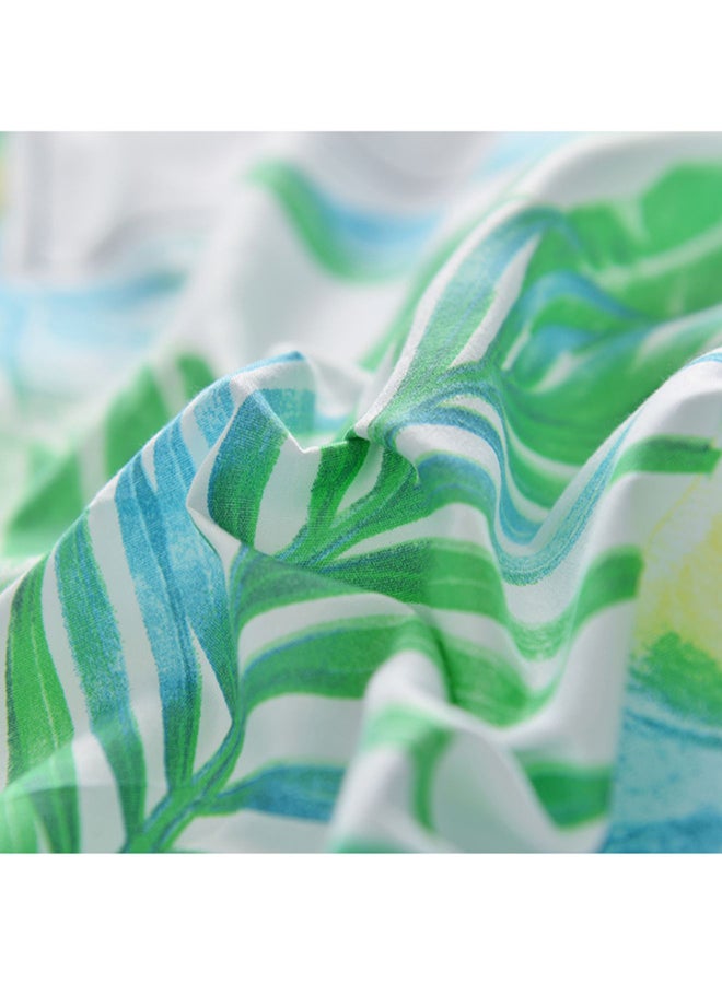 بيوينتي طقم شرشف سرير مكون من 4 قطع أخضر - Image 4