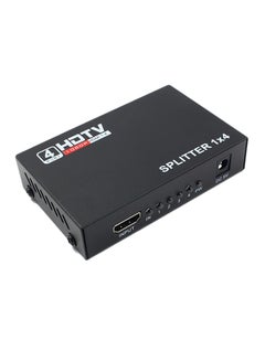 ماركة غير محددة موزع 4 في 1 مزود بوصلة HDMI XD1166700 أسود 