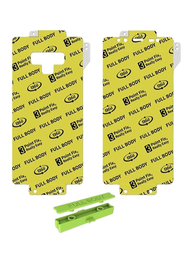 موز لاصقة حماية للشاشة من الزجاج المقوى يوفر حماية 360 درجة لهاتف أبل آيفون XR شفاف - Image 1