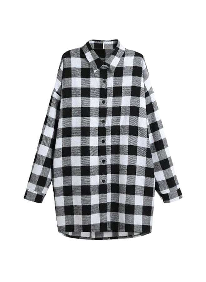Long Sleeves Shirt Black/White  - Image 1