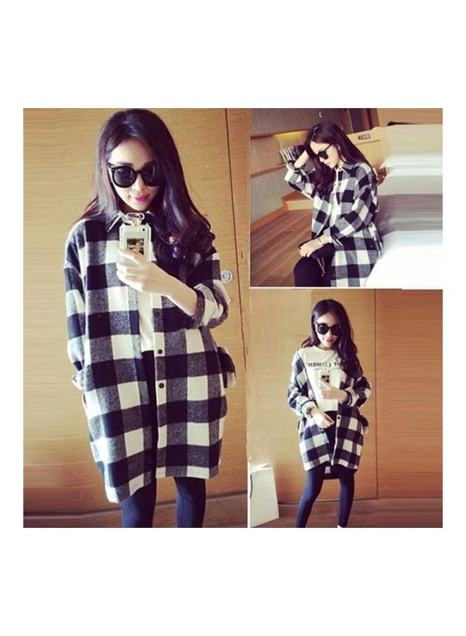 Long Sleeves Shirt Black/White  - Image 4