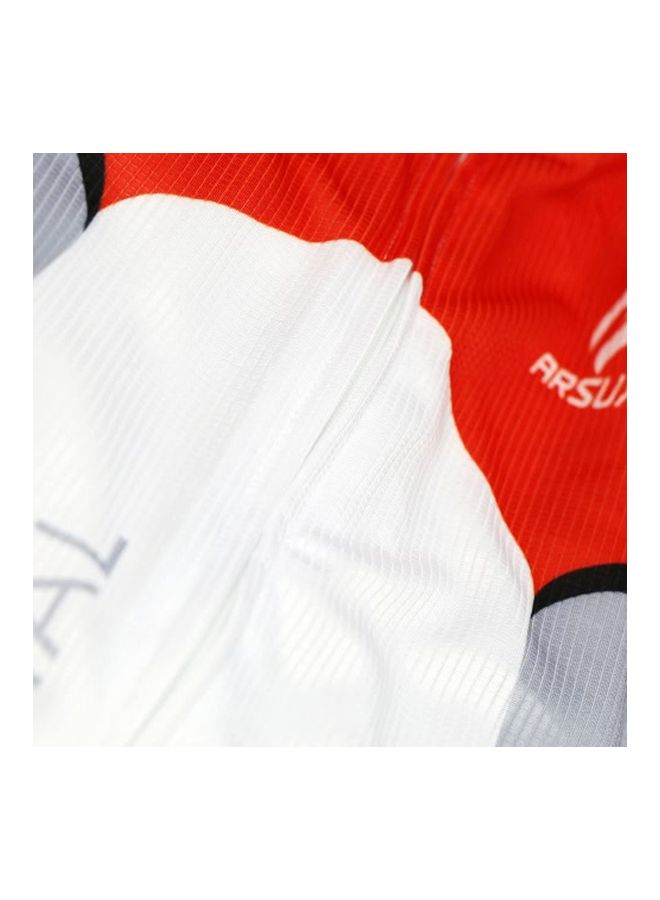 ARSUXEO Long Sleeves Cycling Jersey And Pants Set Black/Red/White - Image 5