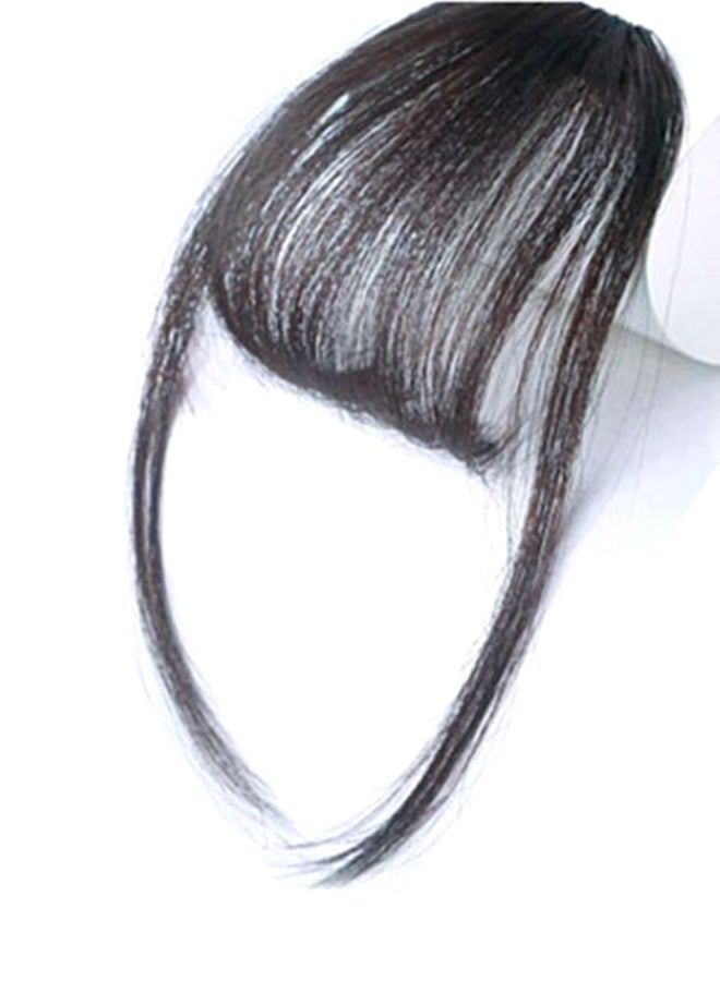 Estelle Hand Tied Bangs Clip-in Hair Extension Black  - Image 1