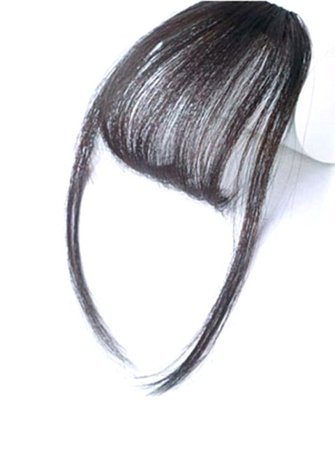 Flat Bangs Hand Tied Bangs Black