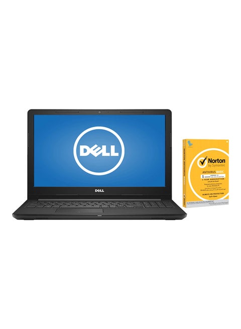 Inspiron 3567 With 15.6-Inch Display,Intel Core i3-7020U Processor/4 GB RAM/1TB HDD/HD Graphics 620+1 Year Norton Antivirus Subscription Black
