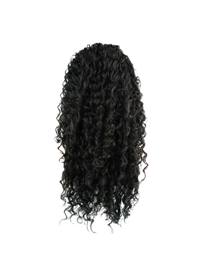 Voberry Charming Long Full Curly Wavy Hair Wig Black 60x1x1cm - Image 1