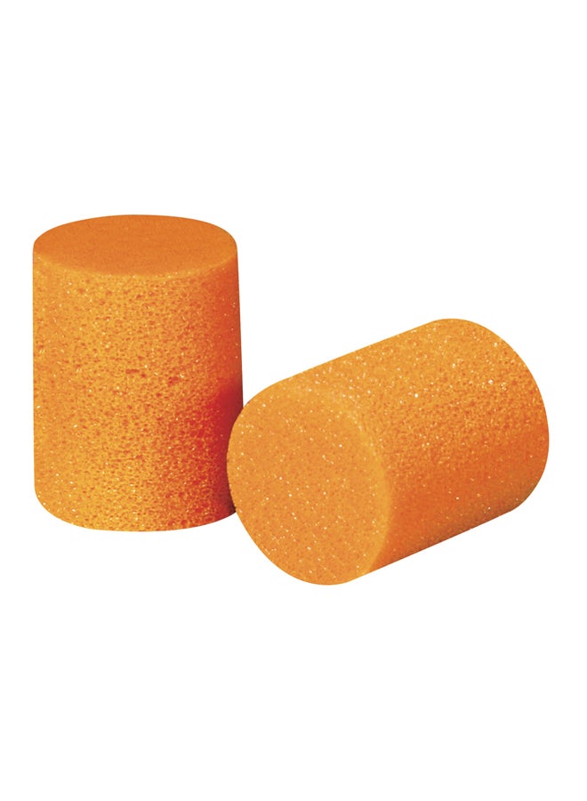 2-Piece Tekk Disposable Earplug Set Orange