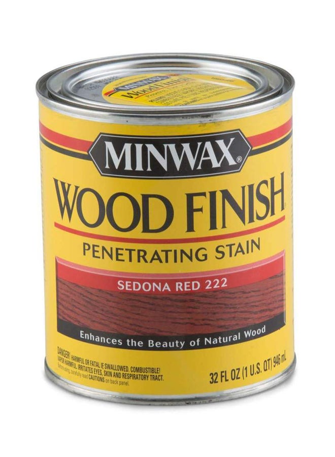 Minwax Wood Finish Penetrating Stain Sedona Red 222 946ml 