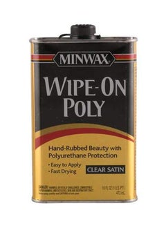 Minwax Wipe-On Poly Stain Clear 473ml 