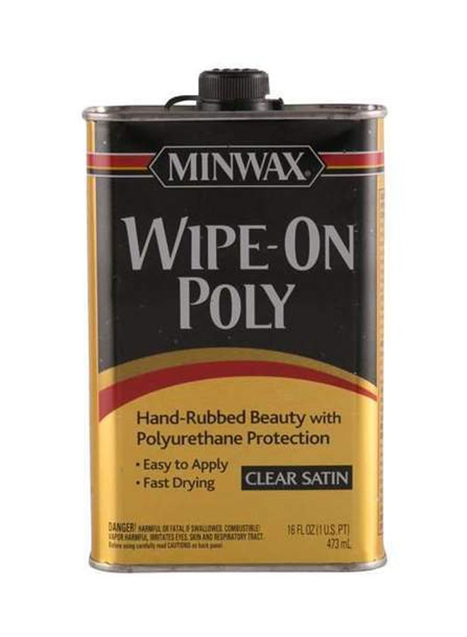 Minwax Wipe-On Poly Stain Clear 473ml 