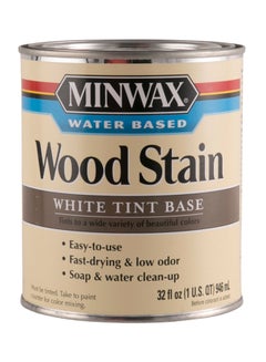 Minwax Water Based Wood Stain Base White 946ml 