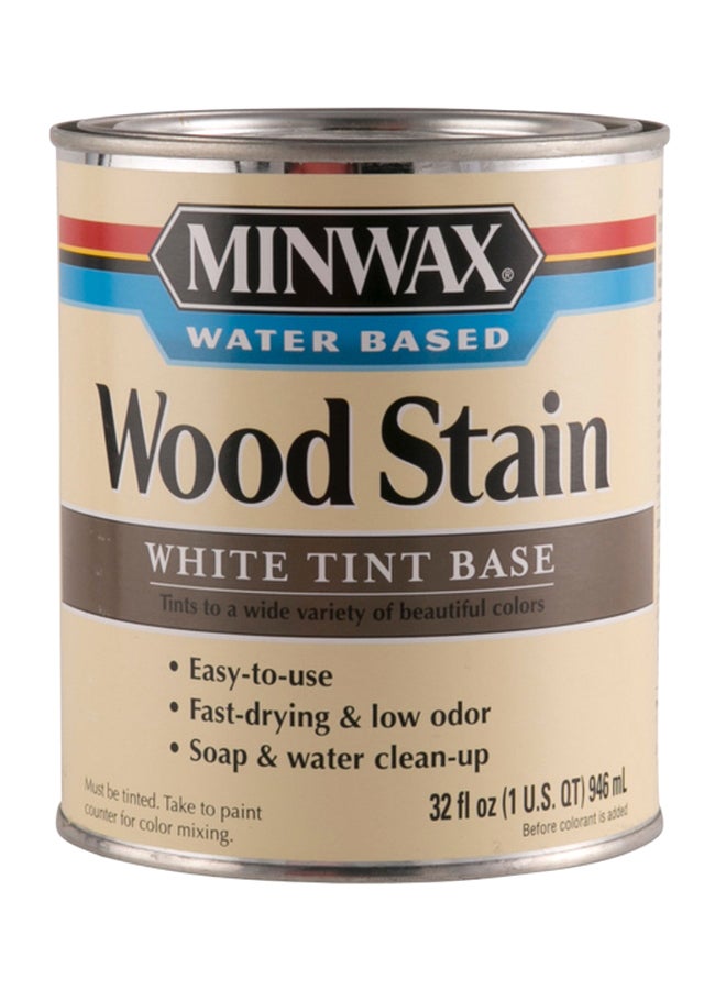 Minwax Water Based Wood Stain Base White 946ml 