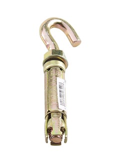Mkats M12 Fix Rawl Bolt Hook Eye Gold 