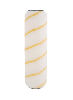 Metal Smart Clip Paint Roller Cover White/Yellow