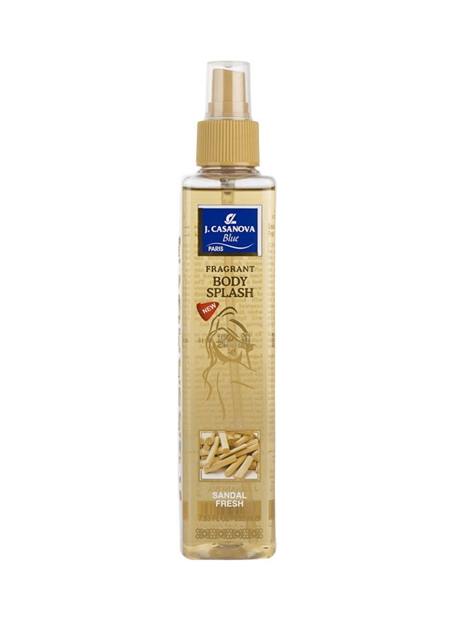 Casanova Blue Body Spray Sandal Scent White 235ml