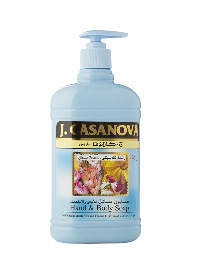 Hand And Body Soap Classic Fragranc 500ml