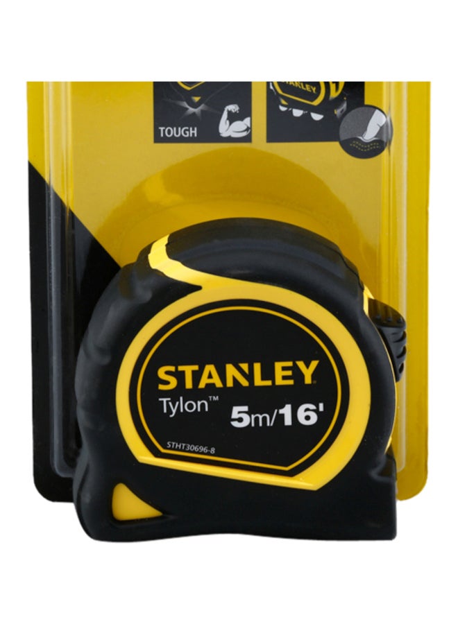 Stanley Tylon Measuring Tape Black/Yellow 5meter 